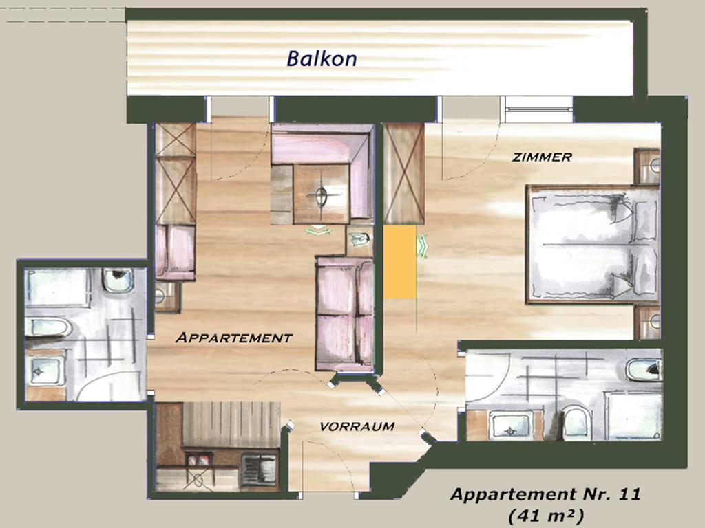 Garni Appartement Alpenresidence Кадипьетра Номер фото